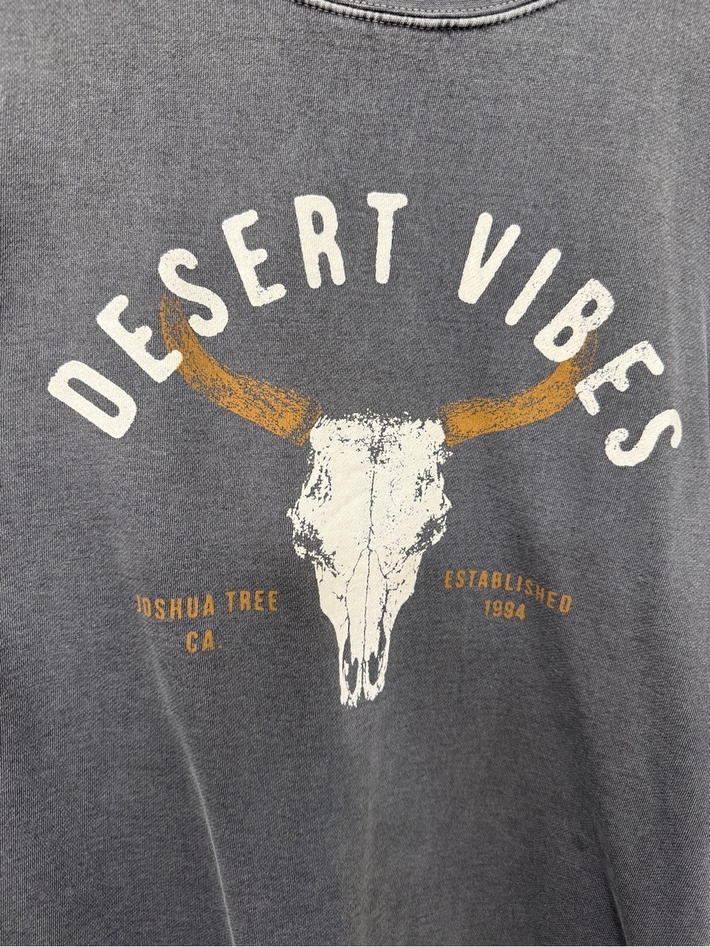 Women's Crewneck Graphic Sweatshirt - Charcoal Desert Vibes - Picture 3 of 4